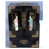 Black Lacquer Chest With Doors And Drawers, Missing Some Stone, Pyramid Tic Tac Toe Game, The Sacred