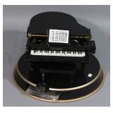 Mr Christmas Mechanical Music Box Grand Piano With 10 Metal Blade Records, Lara