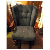 Shermag Inc. Wood Rolled Back Glider,