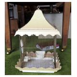 Vintage Wire Sided, Hanging Bird Cage