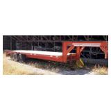 1994 Donahue Gooseneck Double Axle Flat Bed Trailer, Model UF-24-B
