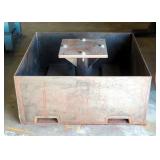Custom Steel Plate Box With Fork Lift Slots