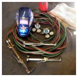 Smith Acetelene Torches With Gauges, Hoses, Fire Resistant Welding Fabric, Fire Extinguisher And Bla