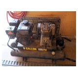 Predator 9 Gallon Air Compressor, 135 PSI And Pneumatic Hose
