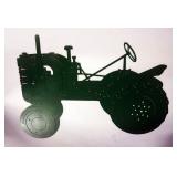Plasma Cut Steel Wall Art, John Deere Tractor 16.5"H x 23"L