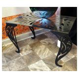 Plasma Cut Steel Decorative Table 35"H x 48"L x 30.5W