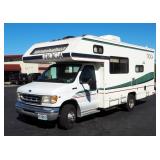 1997 Ford Fleetwood Tioga Class "C" Motor Home, Recreational Vehicle, RV, Econoline E350, VIN # 1FDK