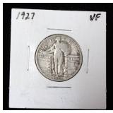 1927 Standing Liberty Quarters Qty 7