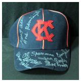 KC Monarchs Negro League Autographed Cap And Baseball