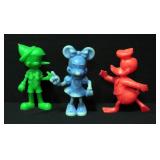 Disney MARX Plastic Toys , Donald, Pinocchio And Minnie