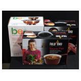 Field Chef Home Collection Dutch Oven And Sauce Pan And Basic Essentials Colander Set New In Box