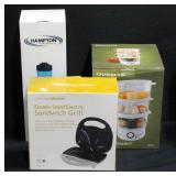 Hampton Home Products Personal Blender, Concept: Kitchen Sandwich Grill And Ovente Gourmet Steamer, 