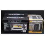Ovente 700 Watt Toaster Oven And Toastmaster 1 Liter Deep Fryer, Both New In Box