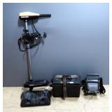 Minn Kota 65 Trolling Motor With Foot Pedal And Stowaway Tournament Battery