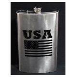 64 Oz Stainless USA Hip Flask