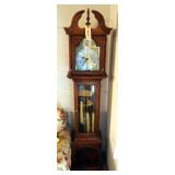 Howard Miller Tempus Fugit Grandfather Clock, 76" x 16.25" x 10"