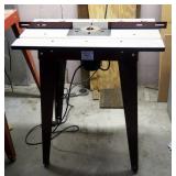 Craftsman 1.5HP Router Model# 315.175040 With Foot Pedal And RBI Industries Routing Table Model #183