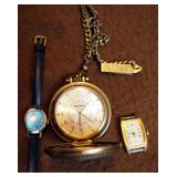 Remington Pocket Watch, Timex, Ralph Lauren Qty 7