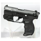 Walther P22, 22LR Semi Automatic Pistol SN# L423293 With Laser Site With Hard case