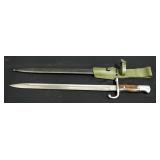 Modelo Argentino 1909 Mauser Sword Bayonet SN# E9570 With Scabbard