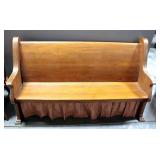 Church Pew With Hymn Rack, 34