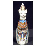 Royal Crown Derby English Porcelain Egyptian Cat, 9"H