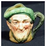Royal Doulton English Porcelain "Auld Mac" Toby Mug, 3"H