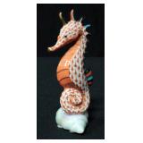 Herend Hungarian Porcelain Figurine "Seahorse", 4"