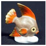 Herend Hungarian Porcelain Figurine "Fish", 2"H