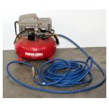 Porter Cable Jet Stream 6-Gallon 150 PSI Air Compressor, Model CPFAC26002 With Hose And Nozzle