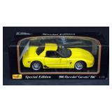Maisto Special Edition 2001 Yellow Chevrolet Corvette Z06, 1:18 Scale, New In Box