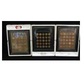 The Franklin Mint Antique Car Coin Collection Series 1, 2 And 3, All New In Frames And Box