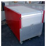 Custom Made Locking, Rolling Job Box, Box Measures 36"H x 72"L x 36"W (Plus Wheel Height)