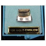 Bendix 10K Service Award Pins, Qty 5