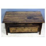 Southern Enterprise Small 3 Drawer Coffee Table, 17"H x 38"L x 22"W