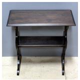Side/Telephone Table With Magazine Rack Lower Shelf, 24"H x 24"L x 12"D