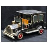 Tin Battery Operated Antique Model Three-Seater Car, Takes Three UM-1 1.5V Batteries