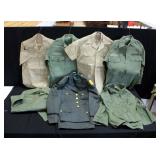 Large Lot Of Military Shirts And Pants