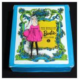 Barbie Doll Case With Hand-Made Clothes And Some Shoes