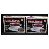 Heat Magic Microwaveable Hot Plate, Qty 2, Both New In Box