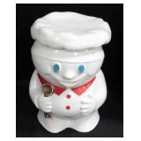 Texaco Fire Chief Cookie Jar, New In Box, Cool Cookie Penguin And Pillsbury Doughboy Cookie Jars