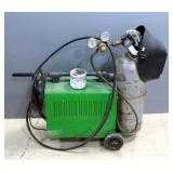 American Forge & Foundry Power MIG 140 Welder With Tank And Hood, 110V, Powers Up