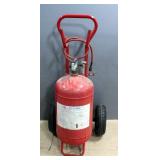 IFEX3000 Fire Extinguishing Tank On Trolley, Missing Regulator, Gun and Hose