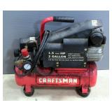 Craftsman Air Compressor, 1.5HP, 2 Gallon, 125PSI Max, Powers Up