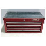 Waterloo Metal 4 Drawer Toolbox, 12"T x 26" W x 12"D