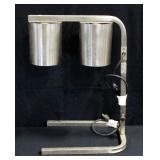 American Permanent Ware Dual Heat Lamps On Stand