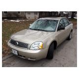 2005 Mercury Montego Passenger Car, VIN # 1MEFM42145G622383, Mileage: 10,428