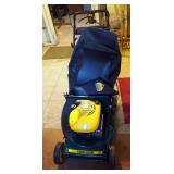 Yard-Man Gas Powered, Self Propelled Walk Behind Mower With 21" Deck, Electric Start And Bagging Att