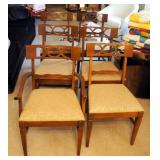 Lenoir Dining Chairs, Qty 6 Includes 1 Captains Chair