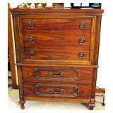 Bassett Solid Wood, 5 Drawer Chest Of Drawers, 47.5" x 36" x 18"